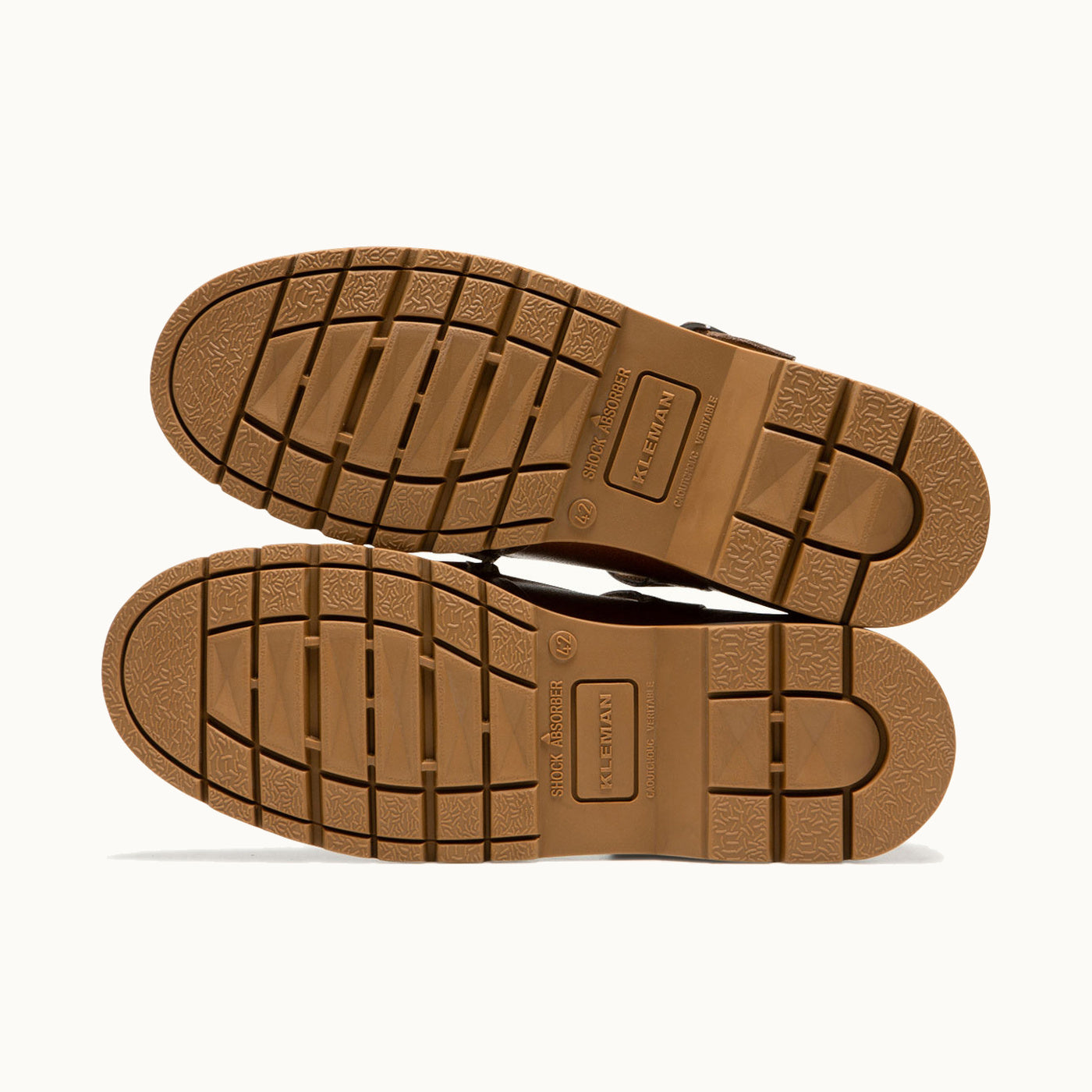 Chunky Sole T-Bar Shoes RADE OAK TR Cognac | KLEMAN – Kleman