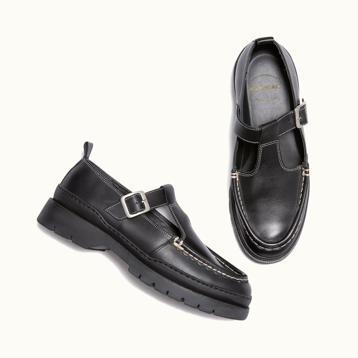Lug Sole Mary Jane | RADE Black – Kleman