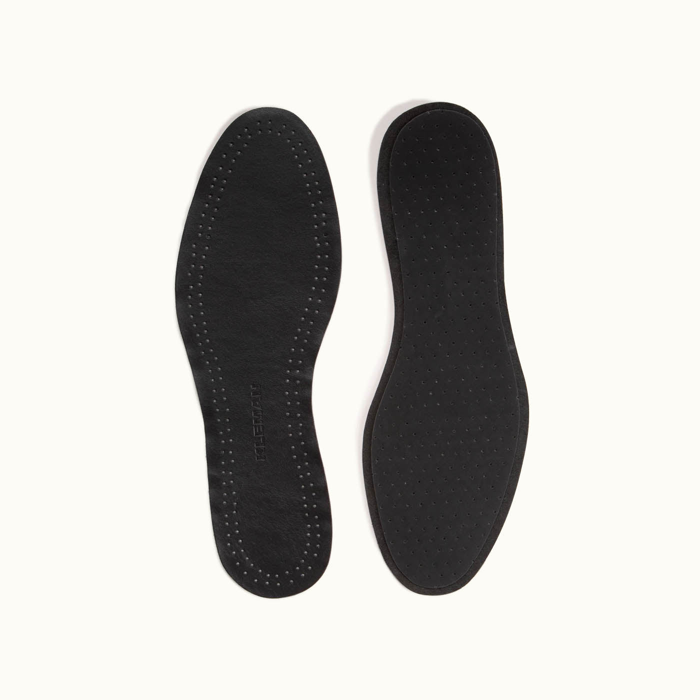 SEMELLES CUIR NOIR - KLEMAN