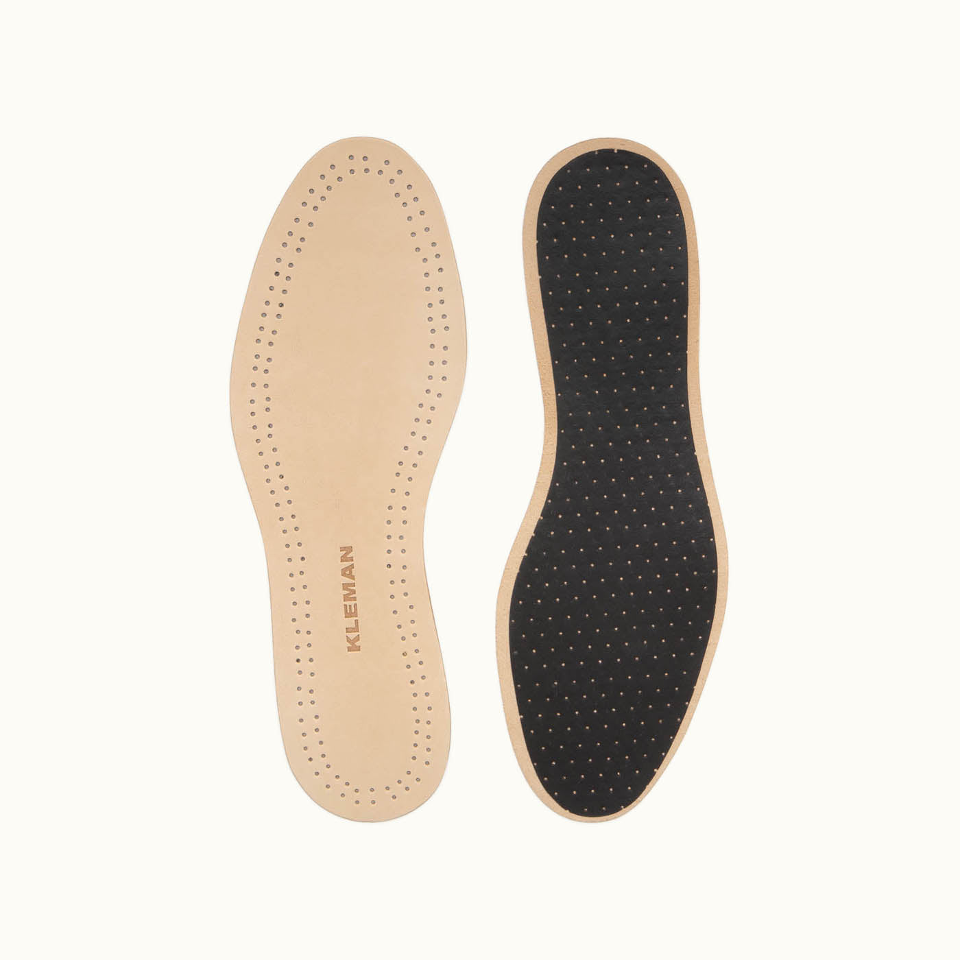 SEMELLES CUIR BEIGE - KLEMAN