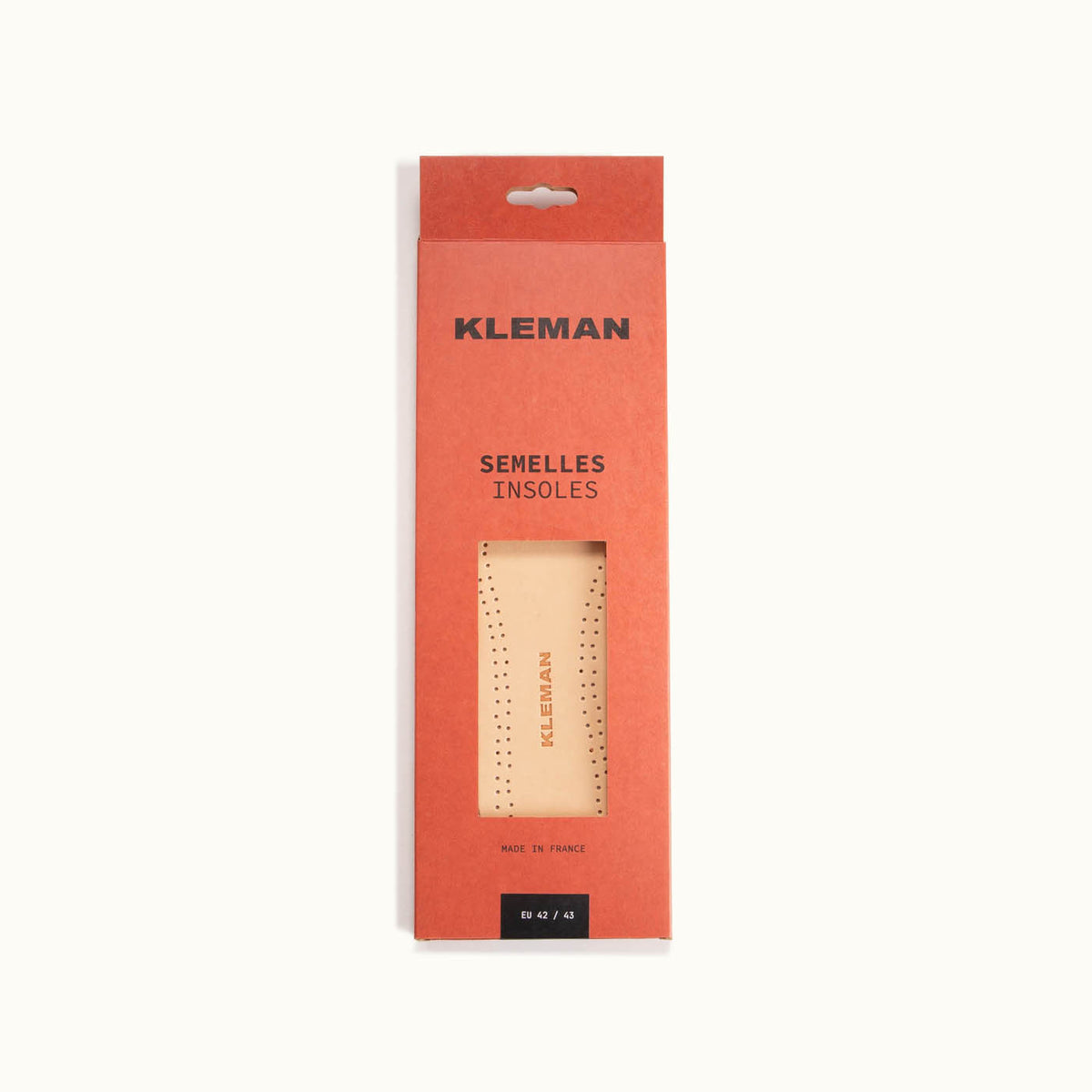 SEMELLES CUIR BEIGE - KLEMAN