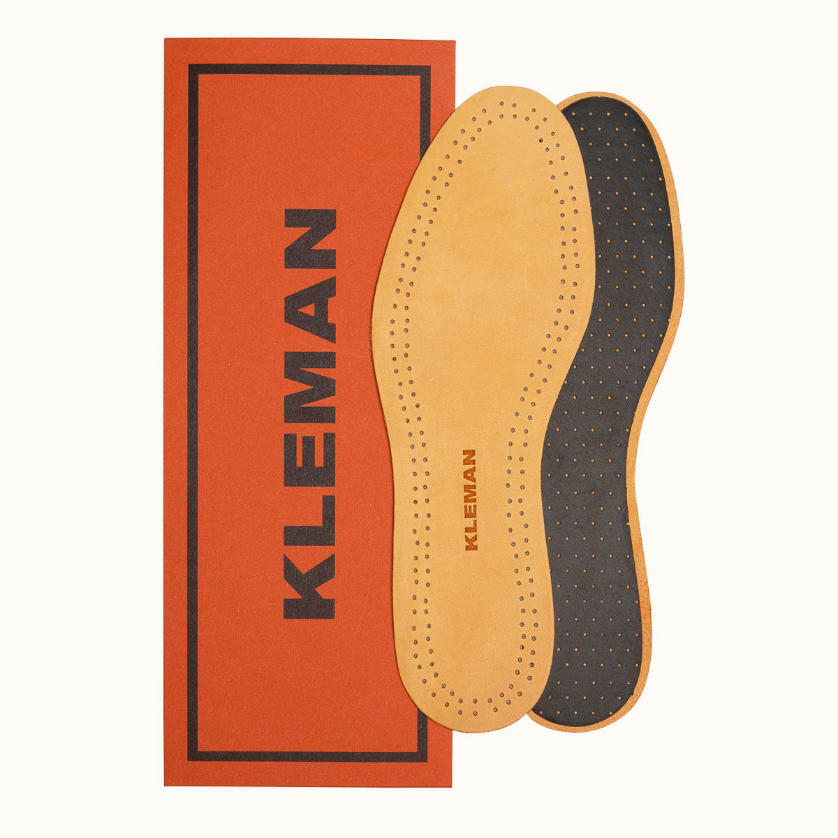 SEMELLES CUIR BEIGE - KLEMAN