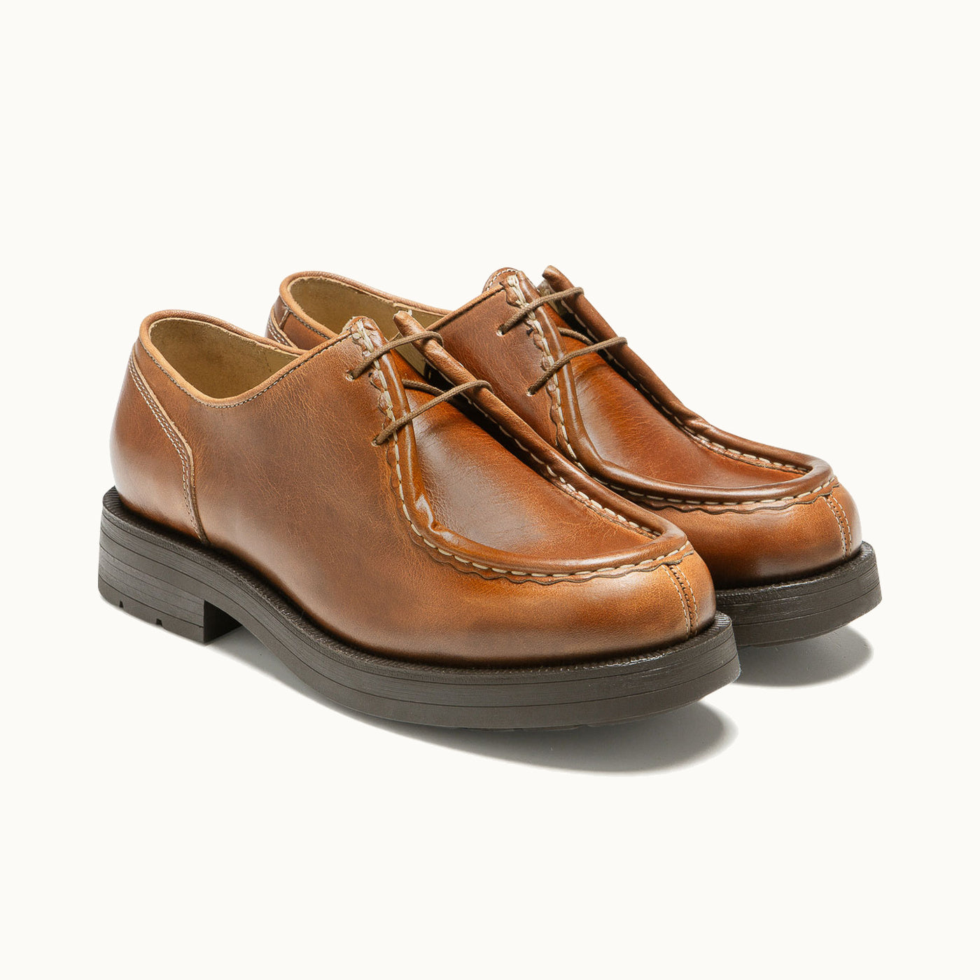 靴 KLEMAN PADROR 43 Leather Tyrolean Shoes | PADROR Black – Kleman