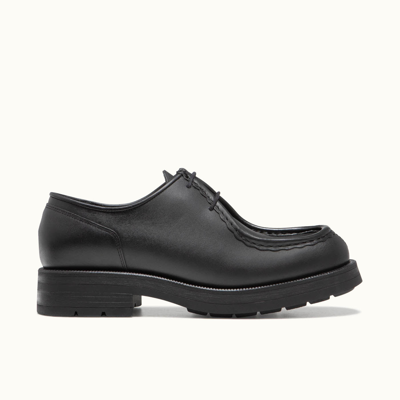 Lug Sole Oxford Shoes CHENAL XNV Black | KLEMAN – Kleman